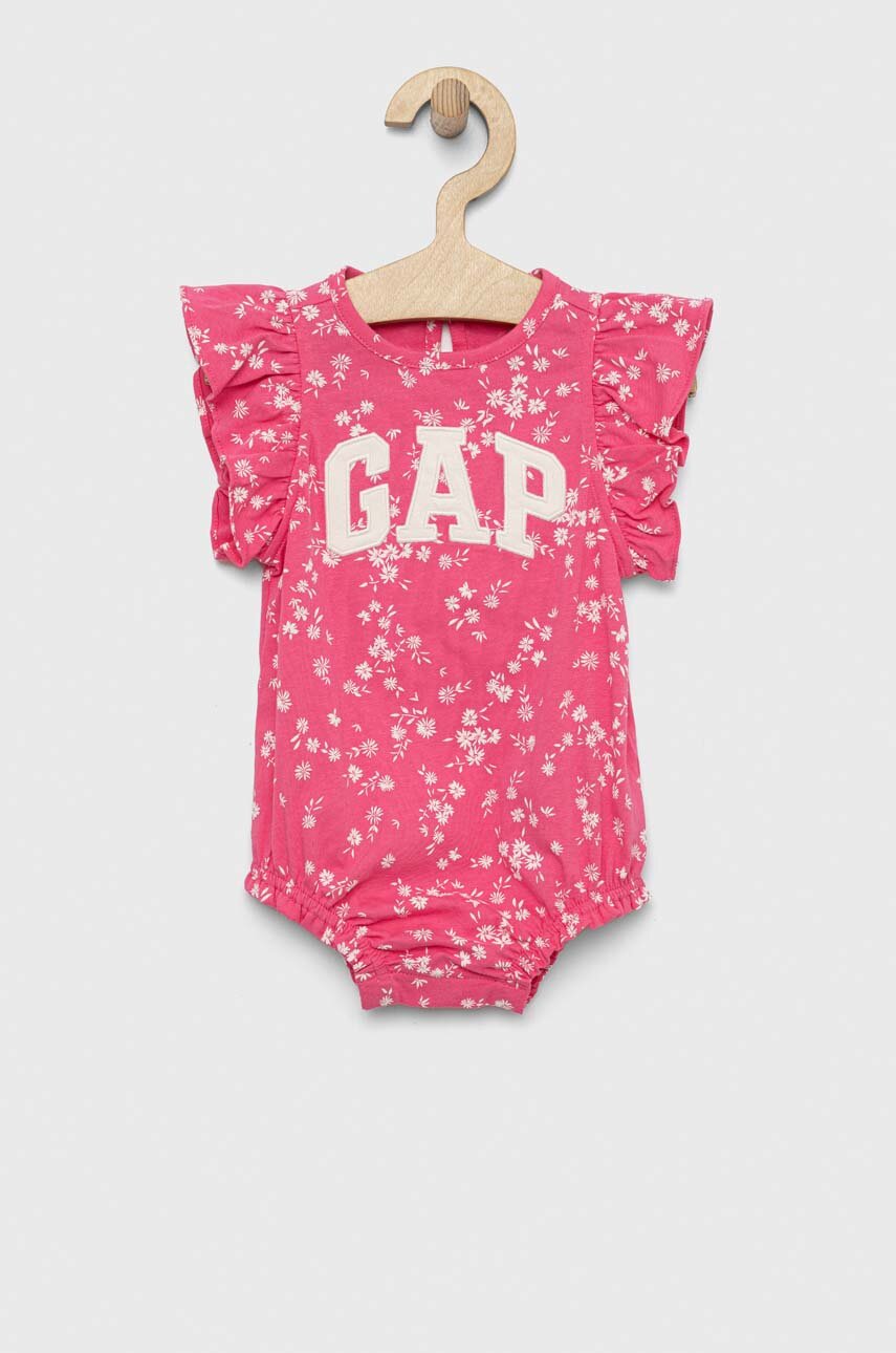 ostry różowy GAP body bawełniane niemowlęce Dziewczęcy