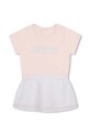 Fete Michael Kors rochie din bumbac pentru bebeluși R92105.86.94 roz