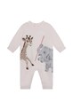 Kenzo Kids rampers bawełniany niemowlęcy różowy K94103