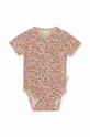 Konges Sløjd body din bumbac pentru bebelusi Produs pentru bebe roz KS4652