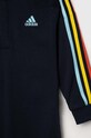 Chłopiec adidas pajacyk niemowlęcy I 3S FT ONESIE IA2547 granatowy