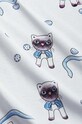Mini Rodini body bawełniane niemowlęce 1100004550 biały