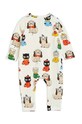 Mini Rodini costum bebe 1100002900 alb SS23