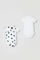 Βαμβακερά φορμάκια για μωρά OVS 2-pack λευκό