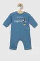 голубой Хлопковый комбинезон для младенцев OVS Детский