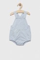 United Colors of Benetton rampers bawełniany niemowlęcy Produkt niemowlęcy niebieski 4U3K5850E.W.REPROPOSED