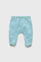 Baby hlačice s nogavicama United Colors of Benetton 2-pack plava