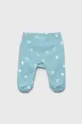 plava Baby hlačice s nogavicama United Colors of Benetton 2-pack