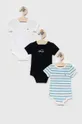 mornarsko modra Body za dojenčka Tommy Hilfiger 3-pack Otroški