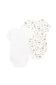 Βαμβακερά φορμάκια για μωρά Polo Ralph Lauren 2-pack λευκό