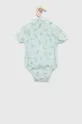 Хлопковая рубашка для младенцев GAP бирюзовый