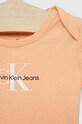 Fiú Calvin Klein Jeans gyerek body IN0IN00014.PPYX narancssárga