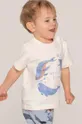 бежевый Детская хлопковая футболка Coccodrillo Детский