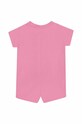 Detské bavlnené dupačky Marc Jacobs W94078.86.94 modrá SS23