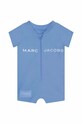 Бебешки памучен къс гащеризон Marc Jacobs да син W94078.60.81