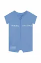 blu Marc Jacobs rampers in cotone neonato/a Bambini