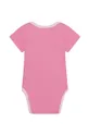 różowy Marc Jacobs body niemowlęce 2-pack