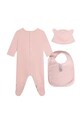 Комплект для немовлят Kenzo Kids K98110 рожевий SS23