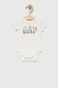 GAP body bawełniane niemowlęce 2-pack biały