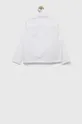 Otroška bombažna srajca Calvin Klein Jeans bela