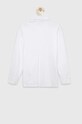 Chłopiec Calvin Klein Jeans longsleeve bawełniany dziecięcy IB0IB01537.PPYX biały