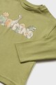 Chłopiec Mayoral longsleeve bawełniany niemowlęcy 1032.3M.BABY zielony