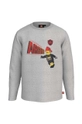 szary Lego longsleeve bawełniany dziecięcy Chłopięcy