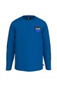 Lego longsleeve bawełniany dziecięcy nadruk niebieski 12010751.B