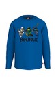 Lego longsleeve bawełniany dziecięcy x Ninjago 12010755.B niebieski SS23