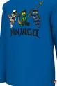 modrá Detská bavlnená košeľa s dlhým rukávom Lego x Ninjago