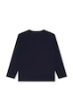 BOSS t-shirt bawełniany dziecięcy J25P25.102.108 granatowy SS23