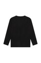 BOSS longsleeve din bumbac pentru copii J25P25.162.174 negru SS23