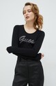 Ρούχα Longsleeve Guess W3RI15.J1314 μαύρο