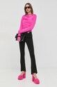 Victoria Beckham hosszú ujjú 1123JTP004447A rózsaszín SS23