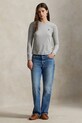 Odjeća Pamučna majica dugih rukava Polo Ralph Lauren 211898699 siva