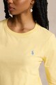 Bavlněné tričko s dlouhým rukávem Polo Ralph Lauren žlutá 211898699