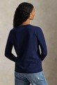 Памучна блуза с дълги ръкави Polo Ralph Lauren 211898699 тъмносин AA00