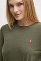 Polo Ralph Lauren longsleeve din bumbac verde 211898699
