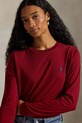 Polo Ralph Lauren longsleeve bawełniany bordowy 211898699