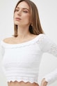 Guess sweter biały W3GR11.Z36H2