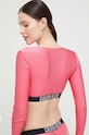 Calvin Klein top kąpielowy KW0KW01979.PPYX fioletowy SS23