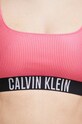 Calvin Klein top kąpielowy fioletowy KW0KW01979.PPYX