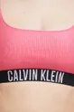 fioletowy Calvin Klein top kąpielowy