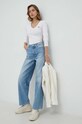 Levi's longsleeve bawełniany biały A4891.0001