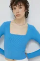 niebieski Abercrombie & Fitch sweter