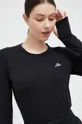 μαύρο Μακρυμάνικο μπλουζάκι για τρέξιμο adidas Performance Fast