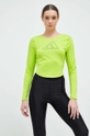 zielony adidas Performance longsleeve sportowy Damski