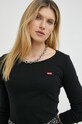 Levi's longsleeve 2-pack negru A0787.0001