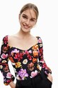 Desigual longsleeve x M.Christian Lacroix 23SWQW03 czarny SS23