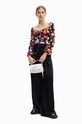 Odzież Desigual longsleeve x M.Christian Lacroix 23SWQW03 czarny